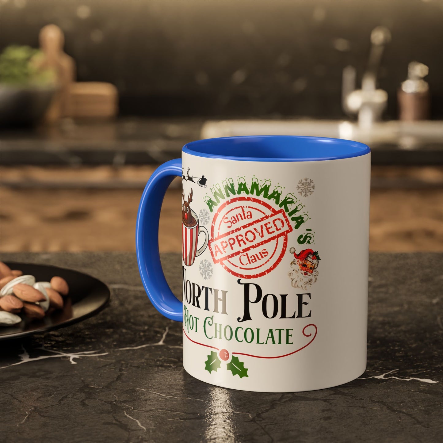 North Pole Hot Chocolate Mug — Santa Approved Holiday Coffee Cup (11oz/15oz) by Printify