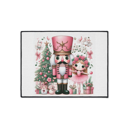 Nutcracker Floor Mat — Heavy Duty Holiday Rug by Printify