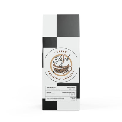 Black & White Cascades Coffee Blend – Medium-Dark Roast | Rich & Smooth Gourmet Coffee