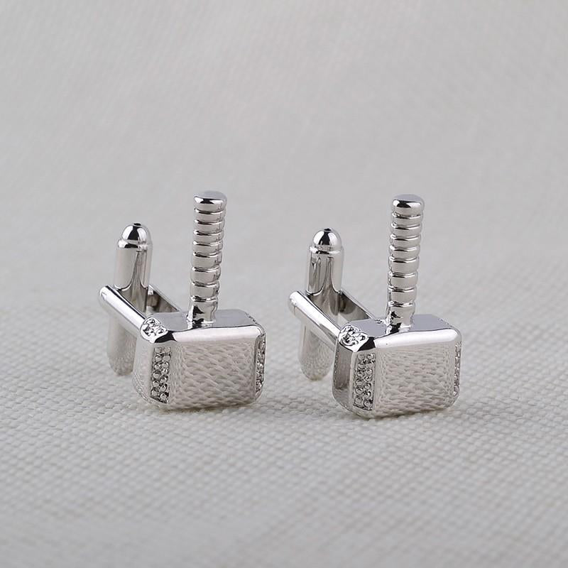 Thor Mjolnir Hammer Metal Cuff Links