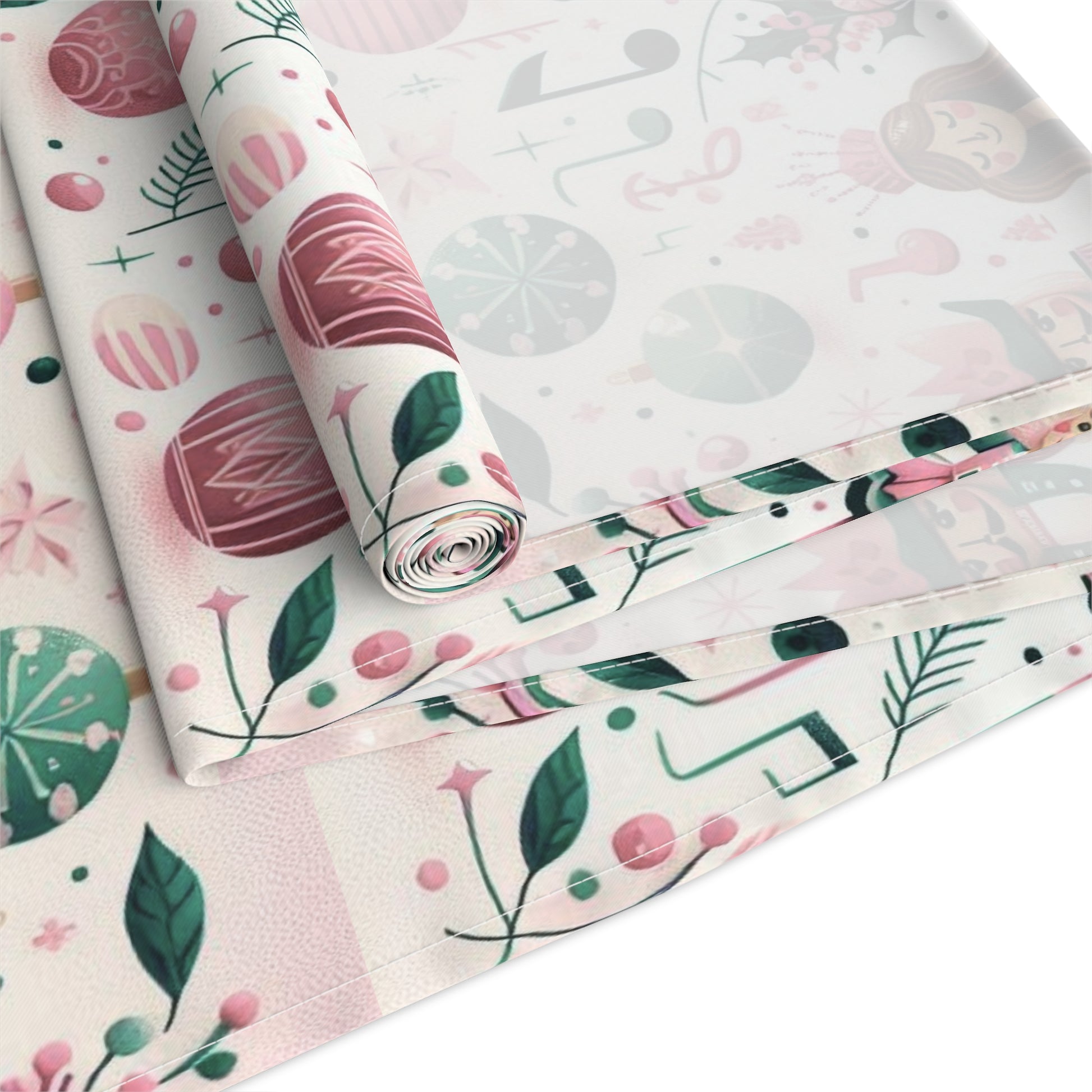 Christmas Table Runner, Holiday Dining Decor, Festive Kitchen Linens, Nutcracker Ballet Centerpiece, Xmas Home Textiles by Printify