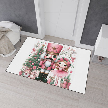 Nutcracker Floor Mat — Heavy Duty Holiday Rug by Printify