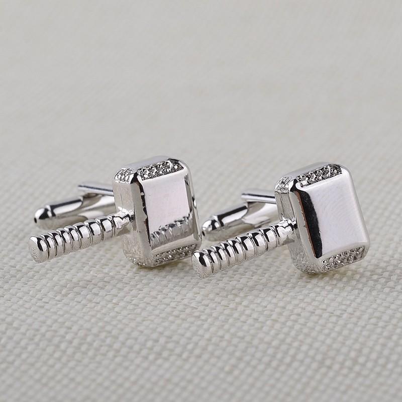 Thor Mjolnir Hammer Metal Cuff Links