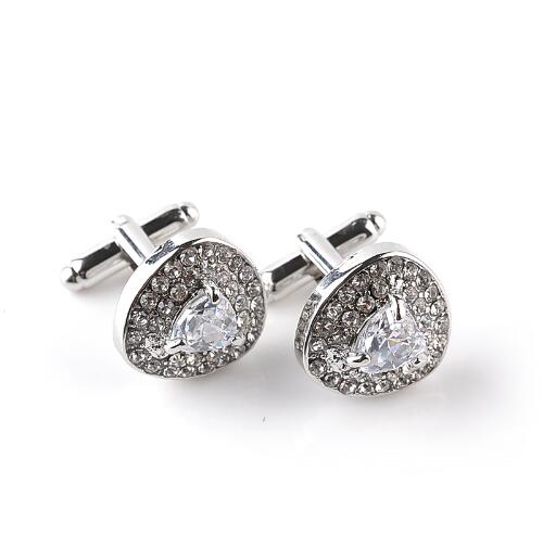 Zircon Crystal Luxury Cufflinks