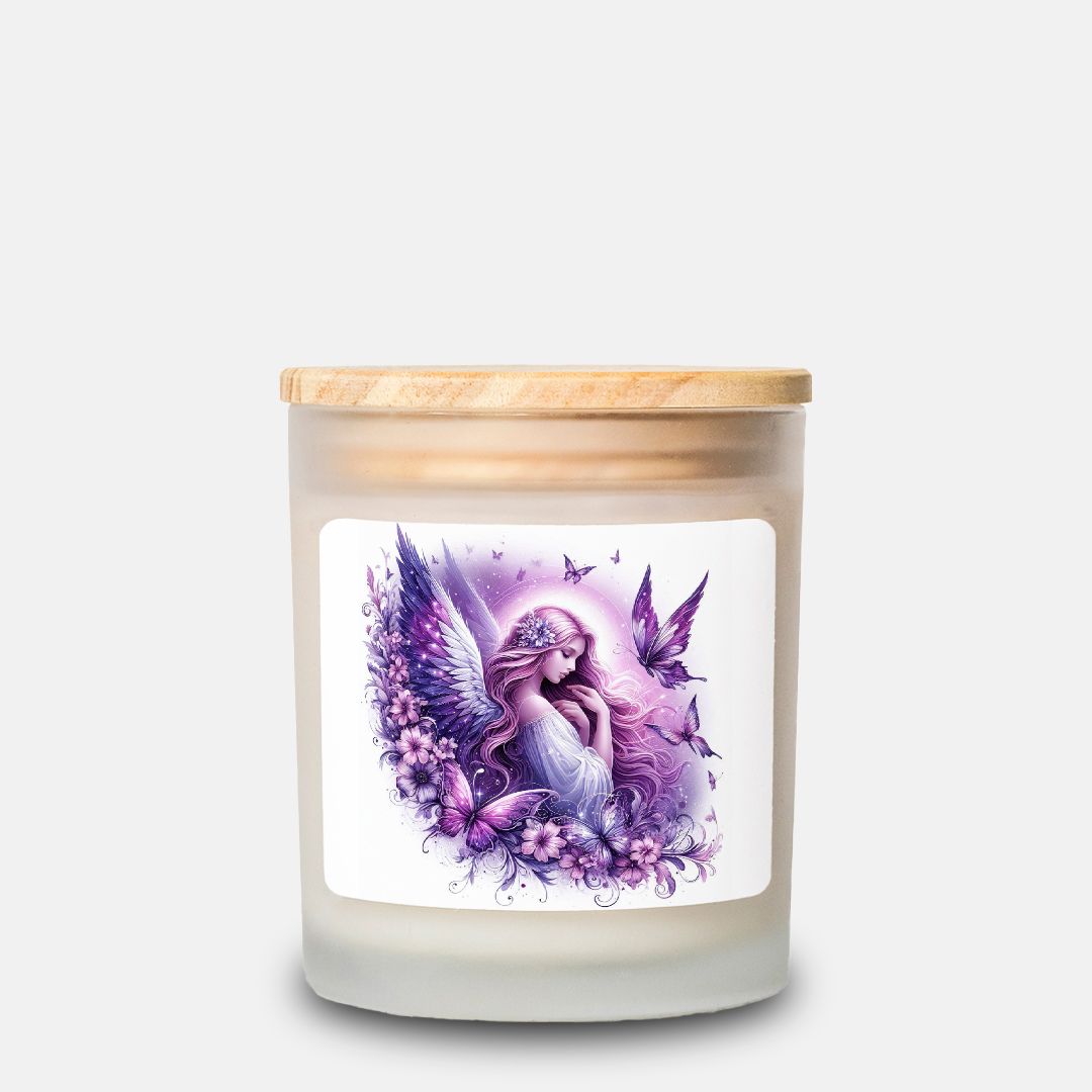 Candle Frosted Glass (Hand Poured 11 oz)