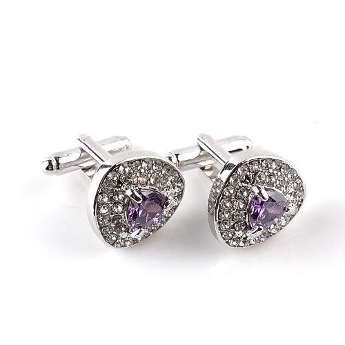 Zircon Crystal Luxury Cufflinks