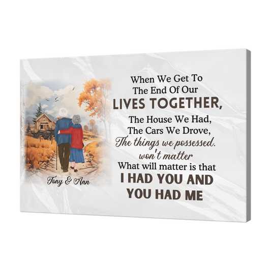 Canvas Wall Art When we grow old together