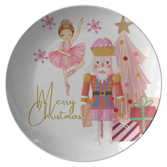 Christmas Plate Nutcrackers,  Gift for Cooker, Gift for Baker, ChristmPRODUCT INFORMATION10" dinner plate manufactured from revolutionary polymer that is:

Microwave Safe
Oven Safe (250° up to 1 hour)
Dishwasher Safe
CPSC-Certified
FDAChristmasLoving.Shop