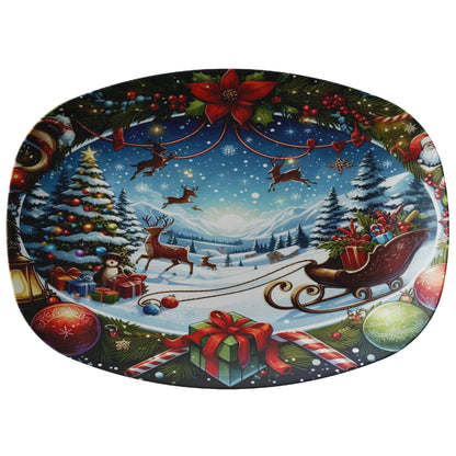 Christmas Platter Mrs Claus,  Gift for Cooker, Gift for Baker, ChristmMeet your new go-to serving platter! This awesome 10x14" platter is built for everyday use and those "I need to feed a crowd!" moments.
Imagine this: You've whipped ChristmasLoving.Shop