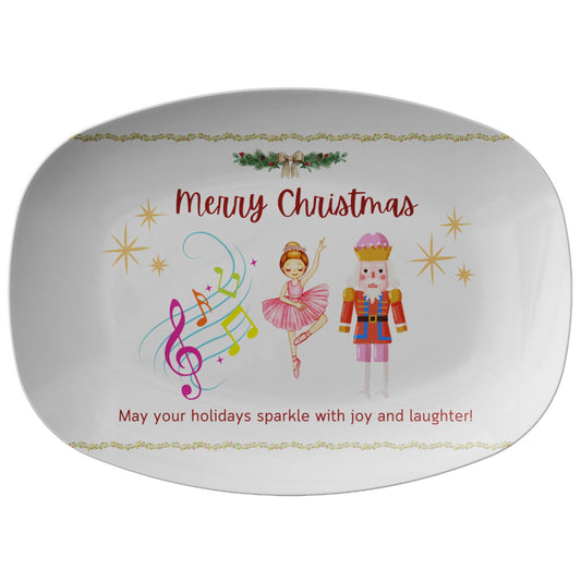 Christmas Platter Nutcrackers,  Gift for Cooker, Gift for Baker, ChrisMeet your new go-to serving platter! This awesome 10x14" platter is built for everyday use and those "I need to feed a crowd!" moments.
Imagine this: You've whipped ChristmasLoving.Shop