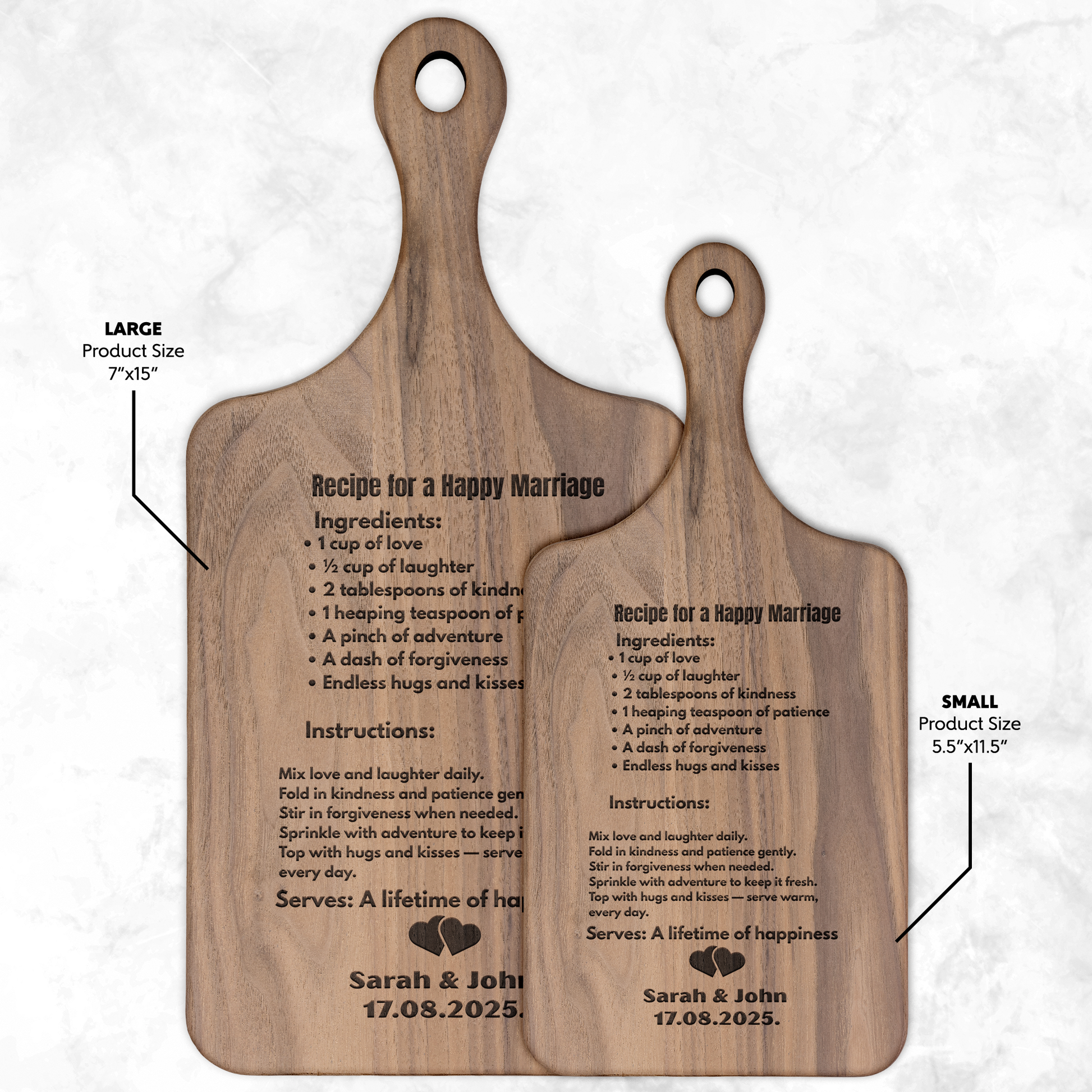 Custom_Cutting_Board_Recipe_for_a_happy_Dark_Handle_V_Size_Options_Mockup.png