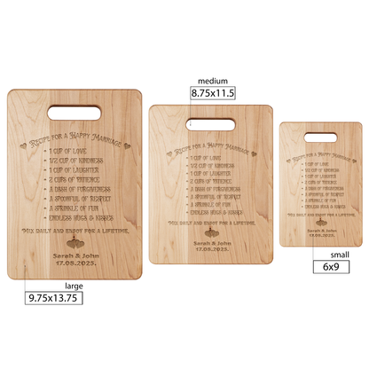 Cutting_Board_recipe_for_a_happy_Marriag_Maple_V_Size_Options_Mockup.png