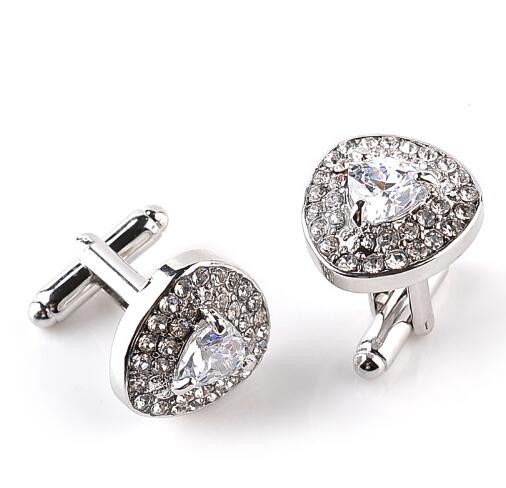 Zircon Crystal Luxury Cufflinks