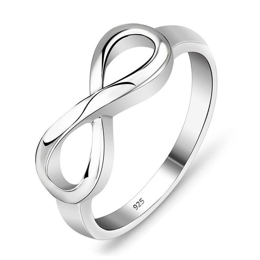 925 Sterling Silver Infinity Ring