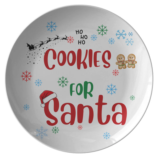 Festive Christmas Plate for Santa – Unique Design to Delight on Christmas Night!