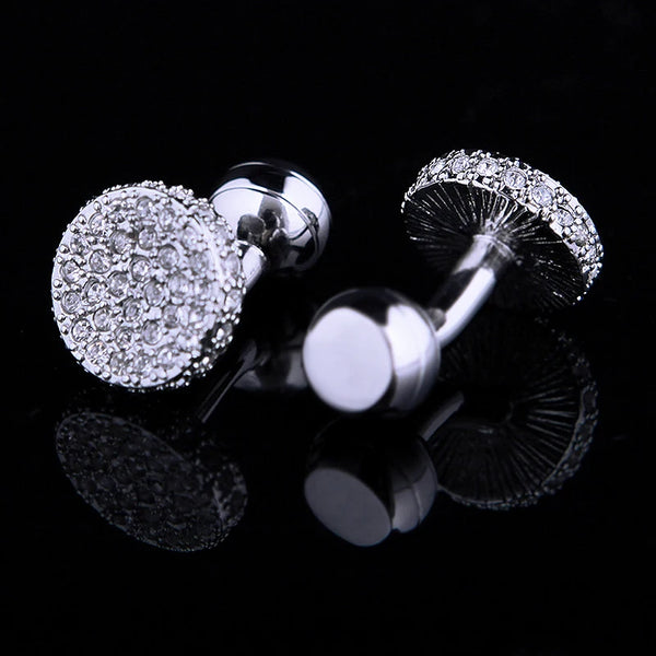 KFLK Jewelry shirt cufflinks for mens fashion Brand Crystal Cuff link wholesale Button High Quality Wedding guests