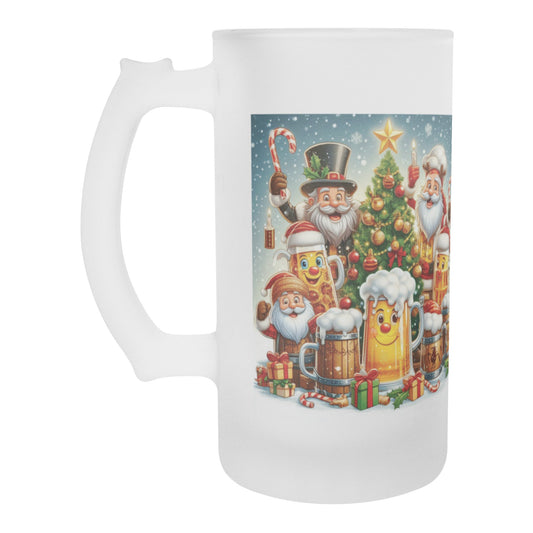 Santa Claus Beer SteinHey there, beer buddy! Get ready to raise a toast with our awesome 16oz Frosted Beer Stein!
Picture this: a classic pint glass design that feels great in your hand, ChristmasLoving.Shop