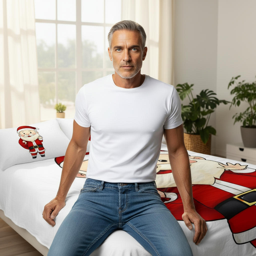 Christmas Bedding Santa Claus