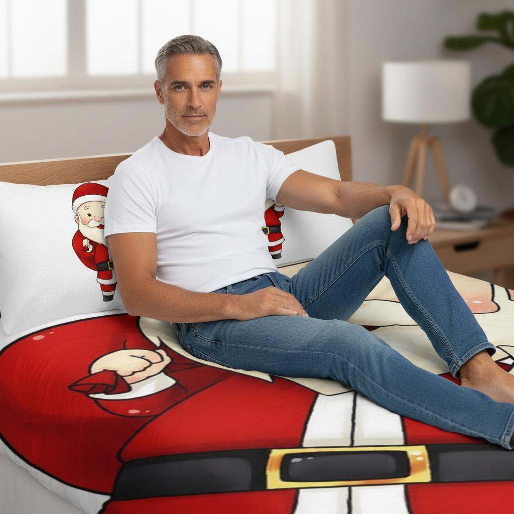 Christmas Bedding Santa Claus