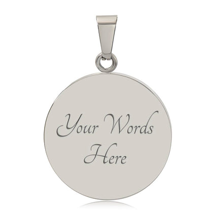 Luxury Yin Yang Circle Necklace – Modern Minimalist Pendant for Her | Designer Jewelry Gift