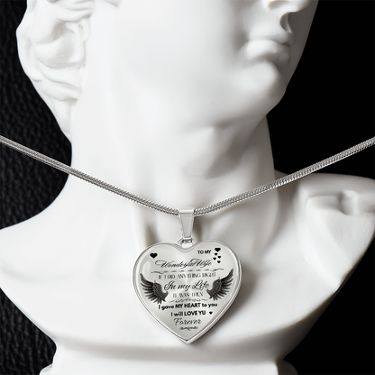 To My Wife Jewelry Gift – Romantic Necklace for Birthday, Anniversary, or Everyday Love