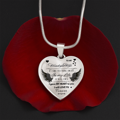 To My Wife Jewelry Gift – Romantic Necklace for Birthday, Anniversary, or Everyday Love