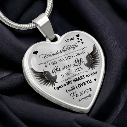 To My Wife Jewelry Gift – Romantic Necklace for Birthday, Anniversary, or Everyday Love