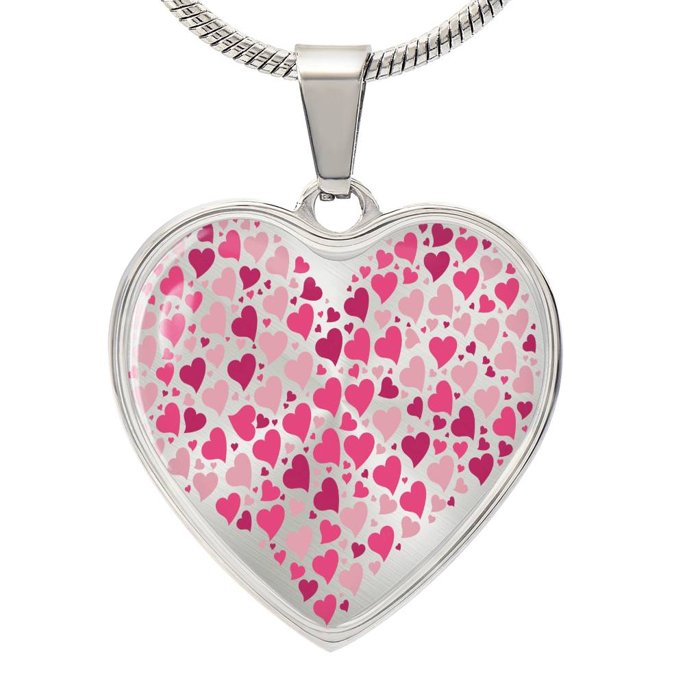 Luxury Heart pendant Necklace Hearts.