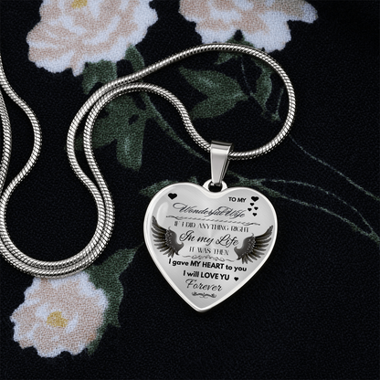 To My Wife Jewelry Gift – Romantic Necklace for Birthday, Anniversary, or Everyday Love