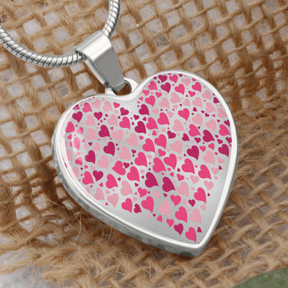 Luxury Heart pendant Necklace Hearts.