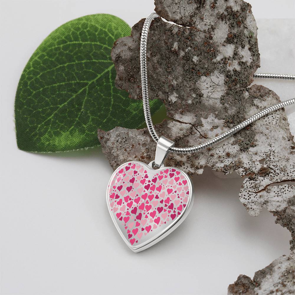 Luxury Heart pendant Necklace Hearts.