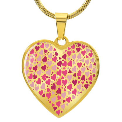 Luxury Heart pendant Necklace Hearts.