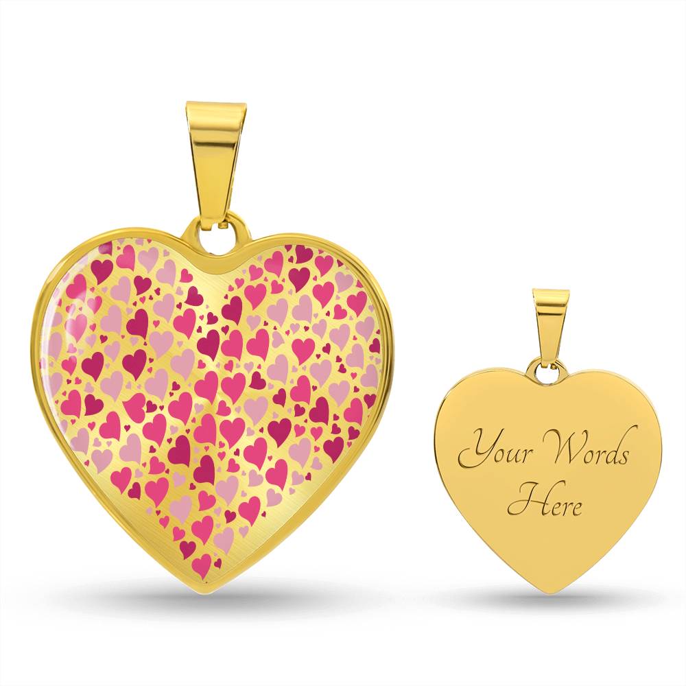 Luxury Heart pendant Necklace Hearts.