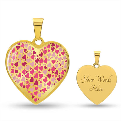 Luxury Heart pendant Necklace Hearts.