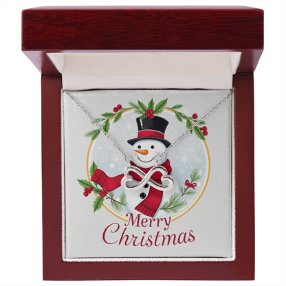 Endless Love Necklace Merry Christmas