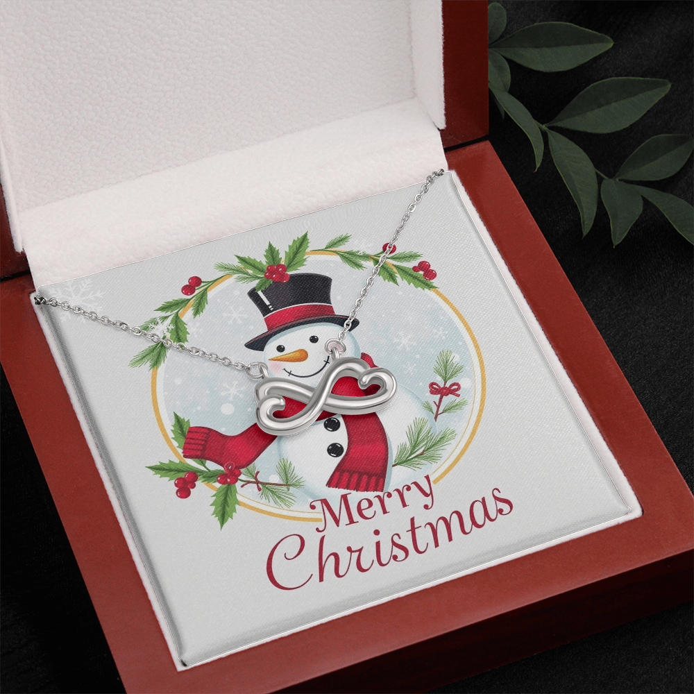 Endless Love Necklace Merry Christmas