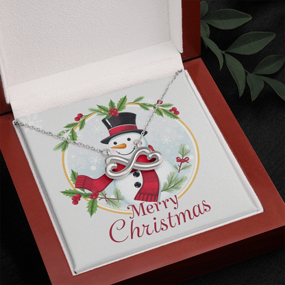 Endless Love Necklace Merry Christmas