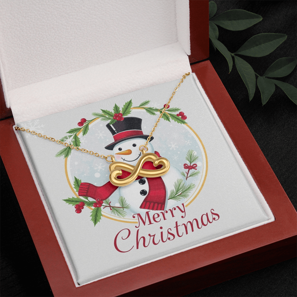Endless Love Necklace Merry Christmas