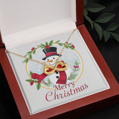 Endless Love Necklace Merry Christmas