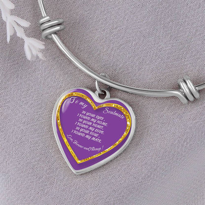 Heart Bangle To my Soulmate