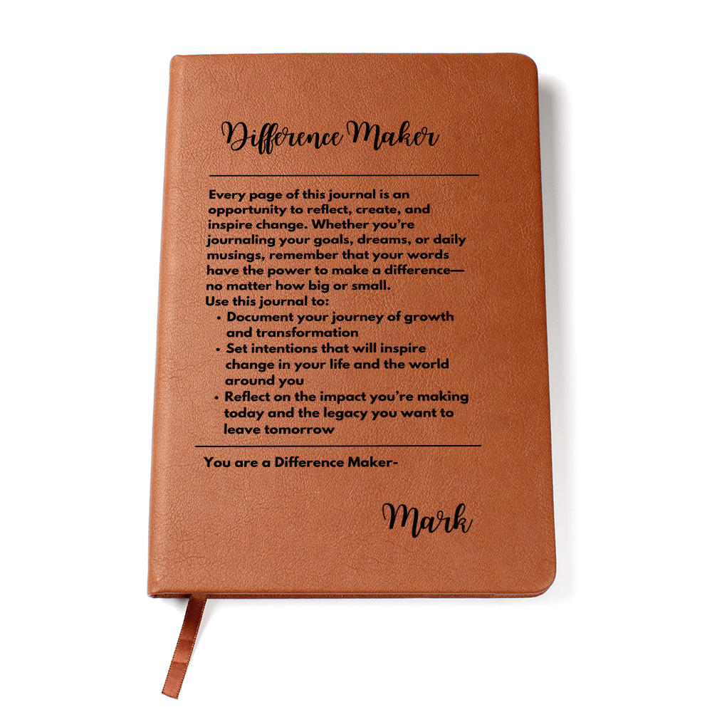 Graphic Journal Difference Maker