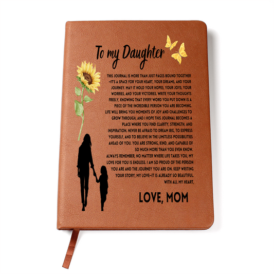 Graphic Journal To my Daughter, Love, Mom