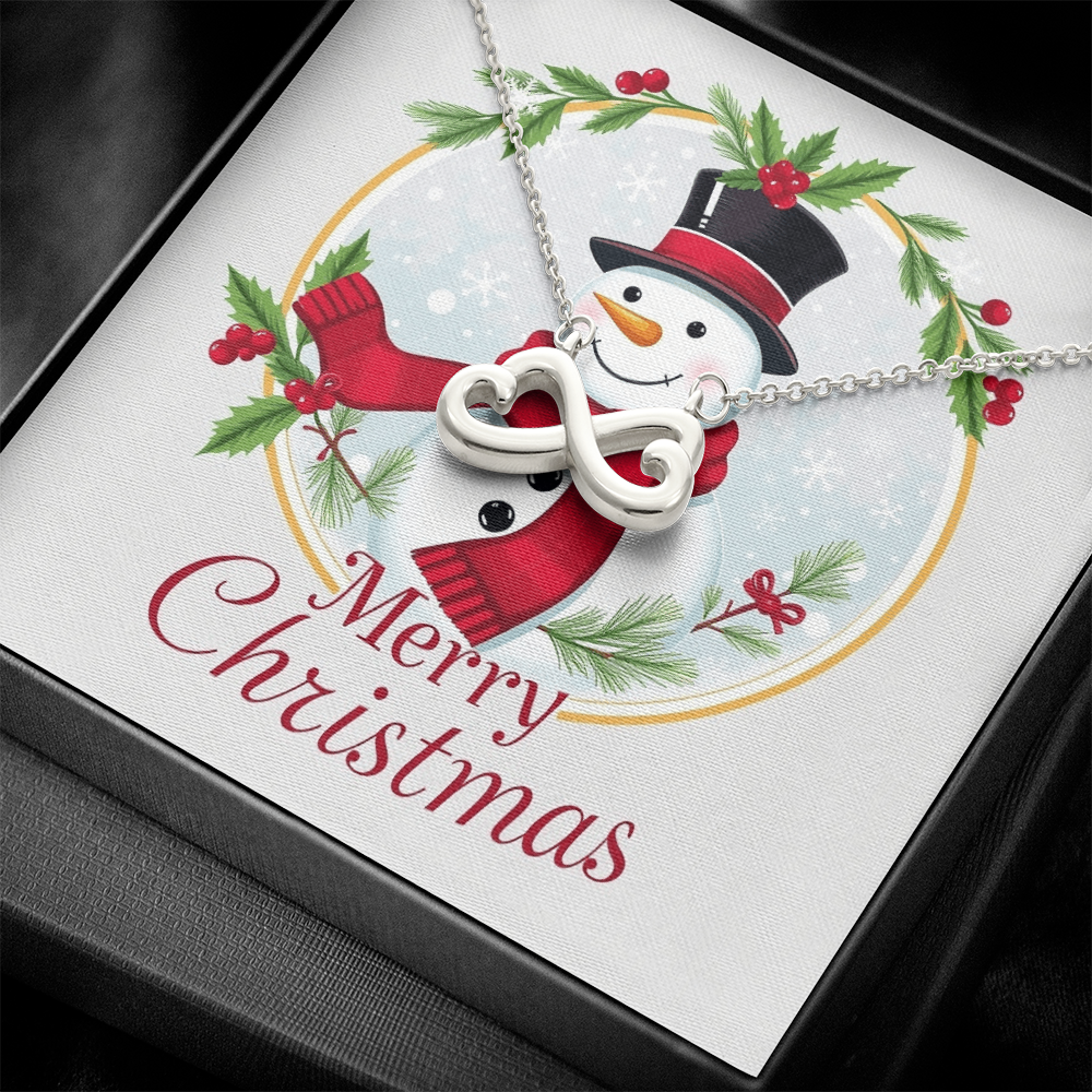Endless Love Necklace Merry Christmas