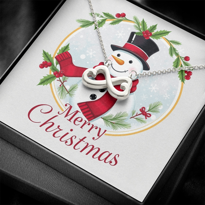 Endless Love Necklace Merry Christmas