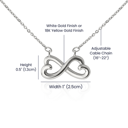 Endless Love Necklace Merry Christmas