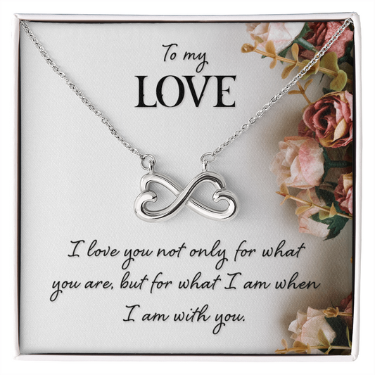 Endless Love Necklace To my Love