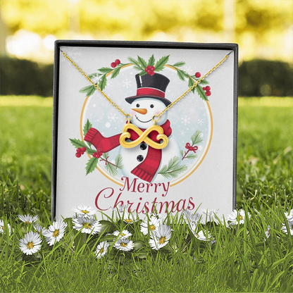 Endless Love Necklace Merry Christmas
