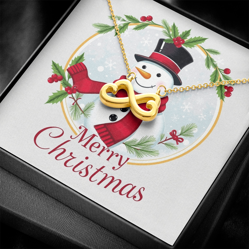 Endless Love Necklace Merry Christmas