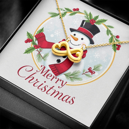 Endless Love Necklace Merry Christmas