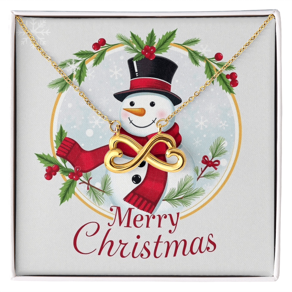 Endless Love Necklace Merry Christmas